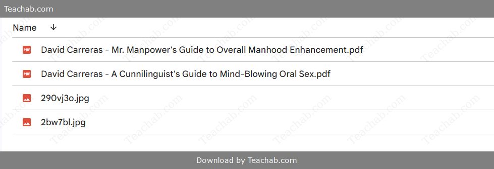 Mr. Manpower’s Guide to Overall Manhood Enhancement by David Carreras Free Download