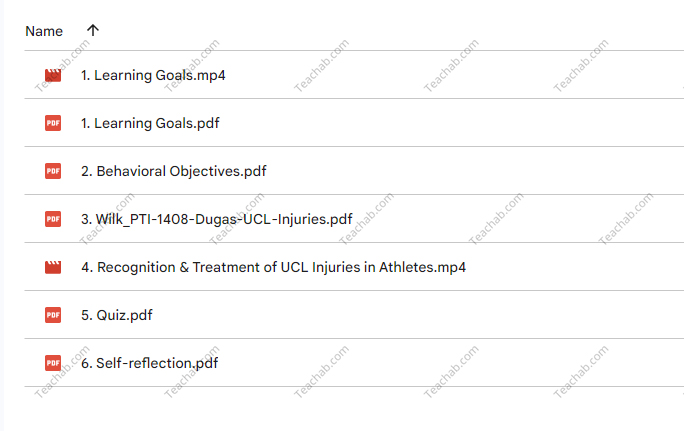 Wilk PTI Online: Recognition & Treatment of UCL Injuries in Athletes By Kevin Wilk Free Download
