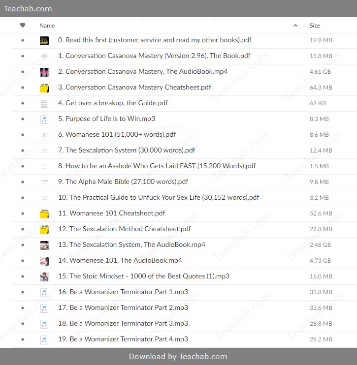 The Conversation Casanova Mastery System, The Extended Edition Free Download