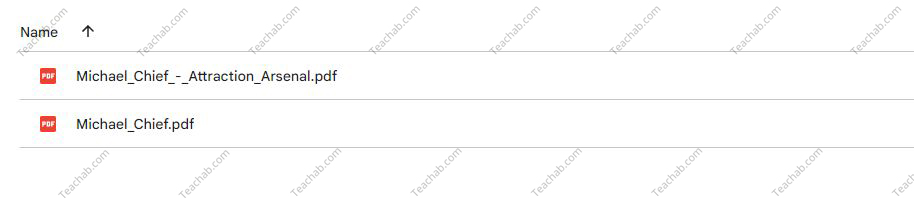 Attraction Arsenal - The Secret Pickup Artist Tools Of Attraction By Michael Chief Free Download