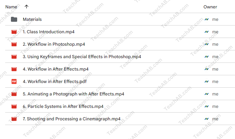 Creating Cinemagraphs with Photoshop and After Effects By Chris Converse Free Download