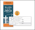 Built Up in Jesus Dad Appreciation Bookmarks (Pack of 12)