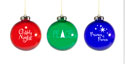Christmas Ornaments (Set of 3)