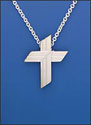 Silver Plate LCMS Clergy Cross
