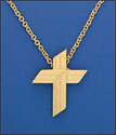 Gold Plate LCMS Clergy Cross