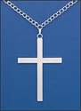 Silver Plate Clergy Cross
