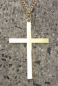 Gold Plate Clergy Cross