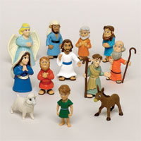 Plastic Bible Character Figures