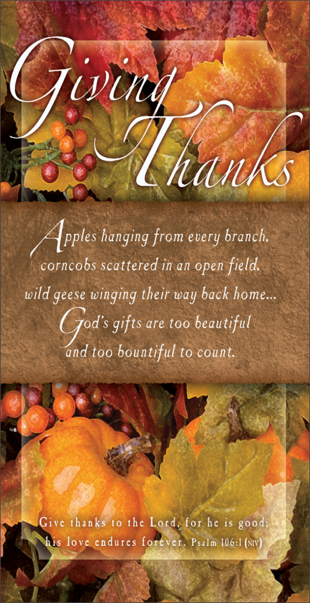Offering Envelope Thanksgiving: Giving Thanks