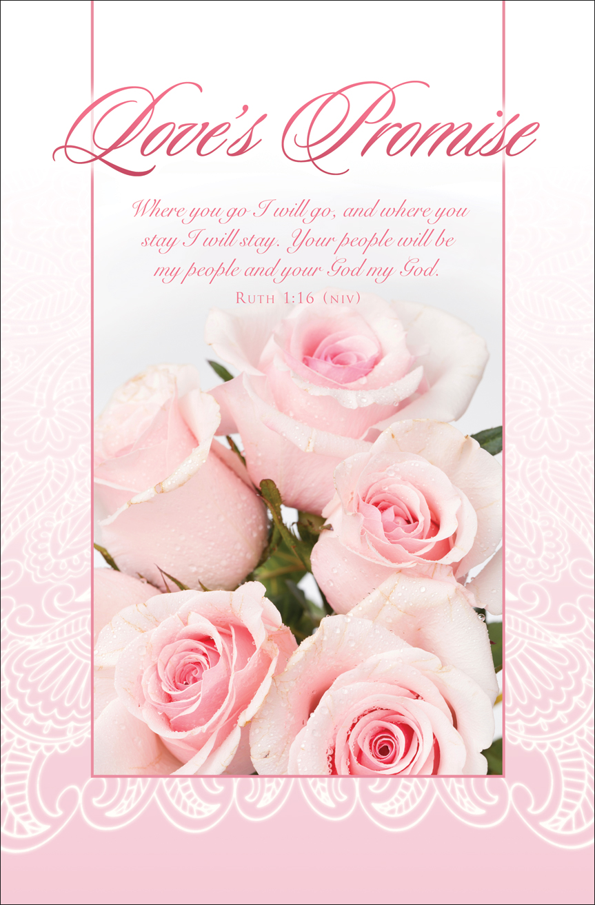 Standard Wedding Bulletin: Love’s Promise