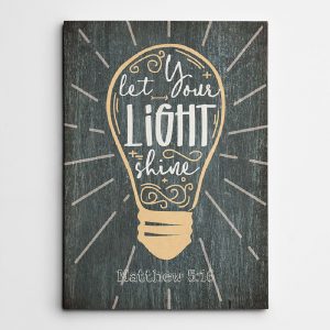 Let Your Light Shine Canvas Print