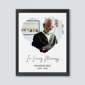 In Loving Memory Custom Photo Art Print