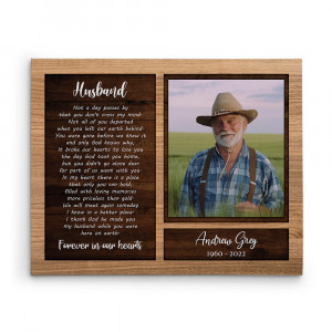 Forever In Our Hearts Memorial Photo Canvas
