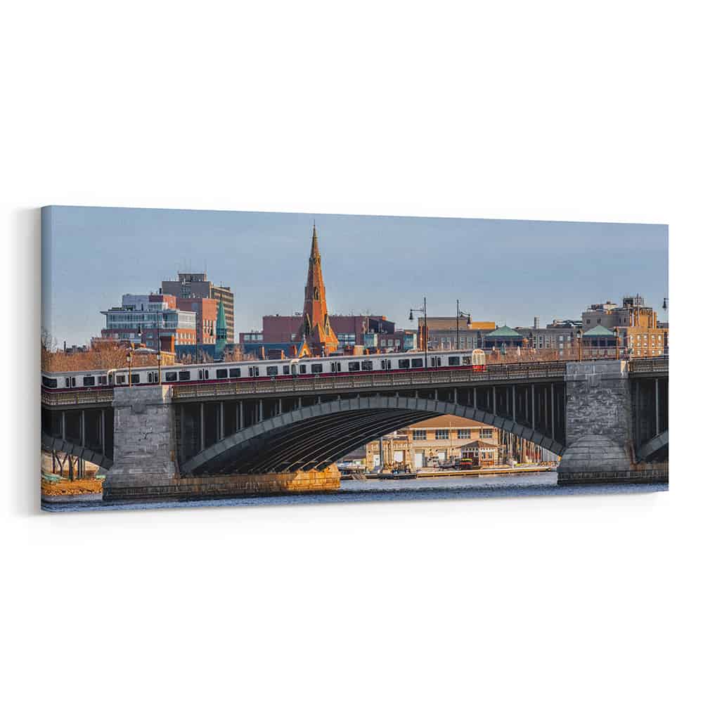 Boston, Massachusetts Skyline Canvas Wall Art
