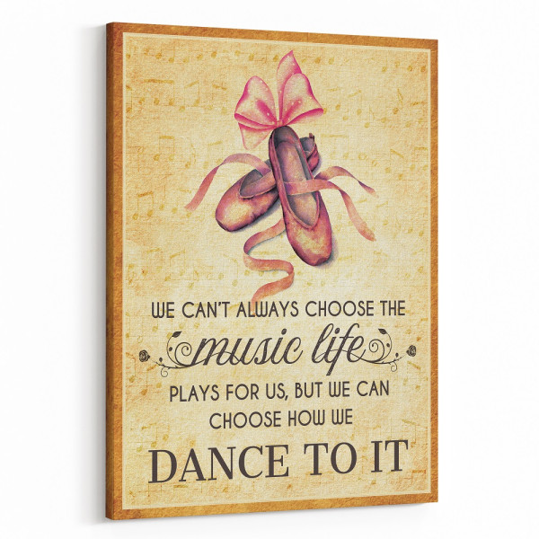 Ballerina Shoes Canvas Print