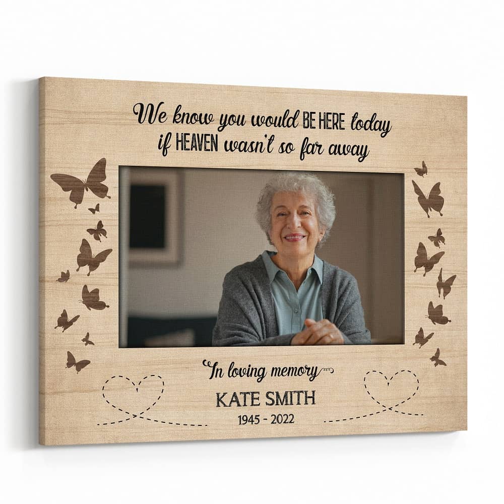 Heaven Isn’t So Far Away Memorial Canvas Print