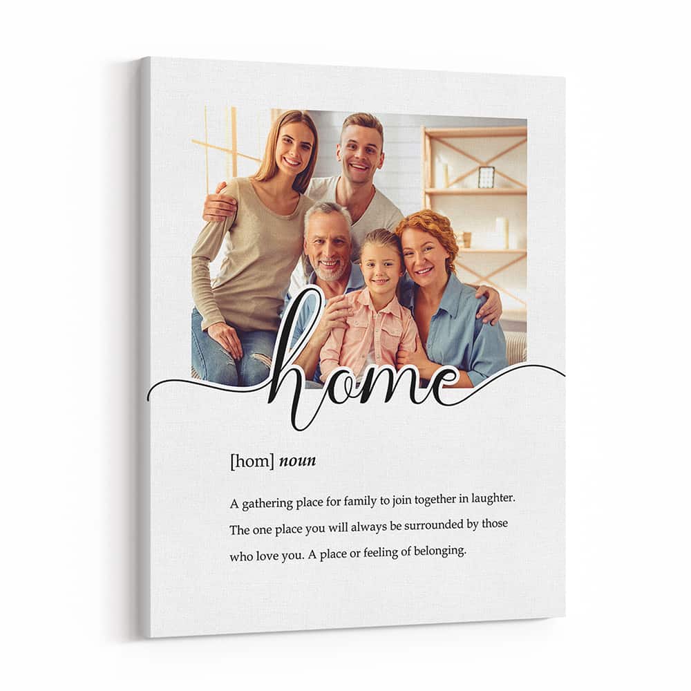 Home Definition Custom Photo Canvas Print