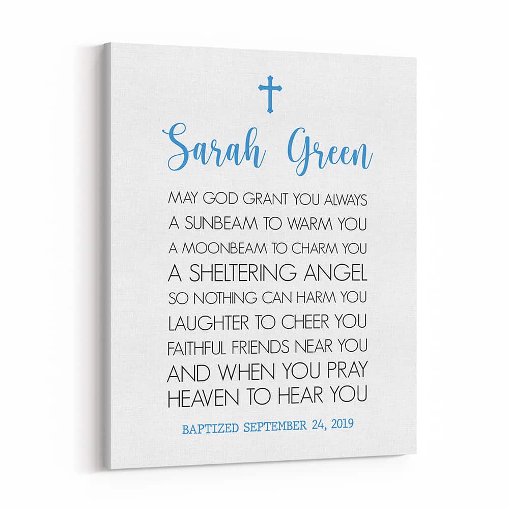 May God Grant You Always Custom Canvas Print