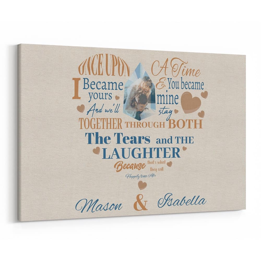 Once Upon A Time I Became Yours Photo Canvas Print