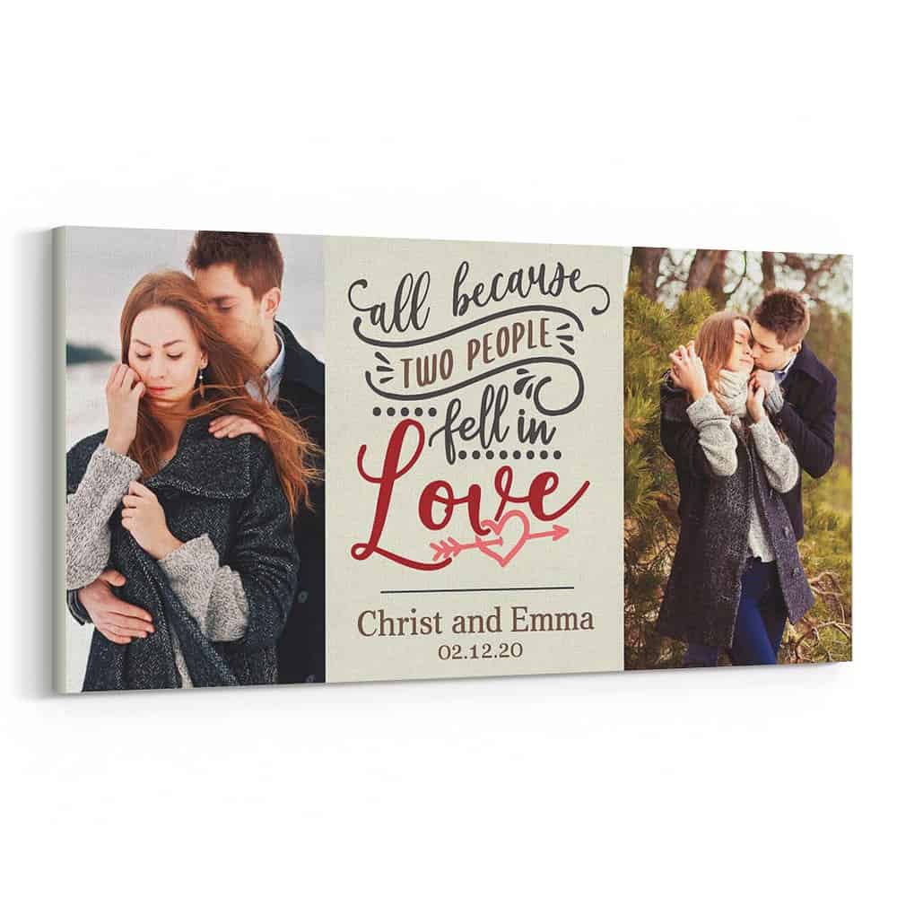 All Because Two People Fell In Love Photo Canvas Print