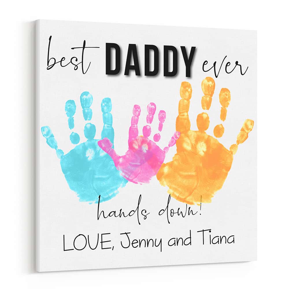 Personalized Name Handprint Art Sign