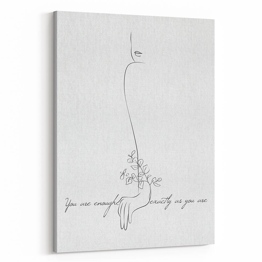 You Are Enough Exactly As You Are Canvas Print