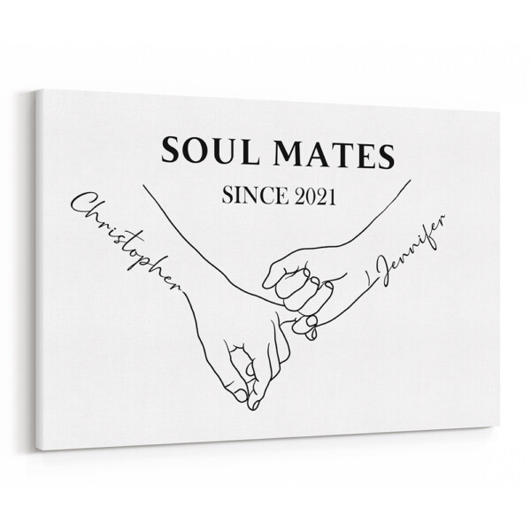 Soul Mates Custom Canvas Print