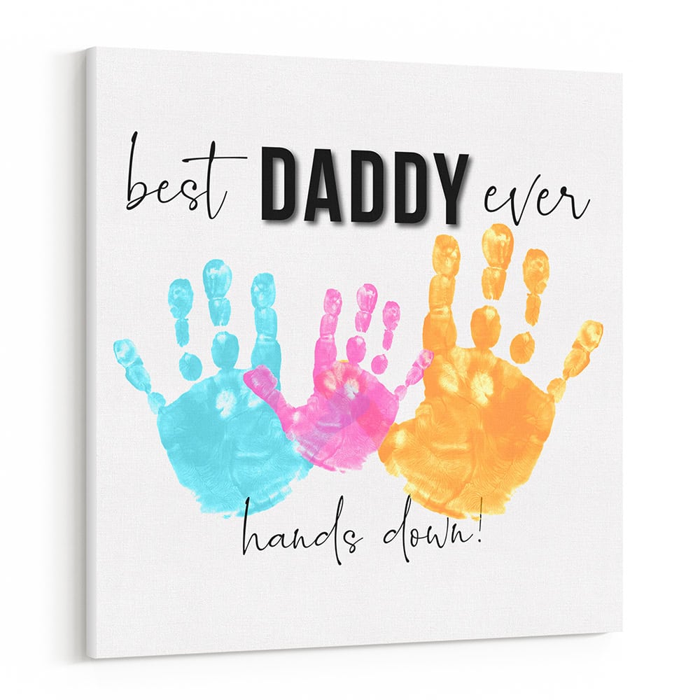Best Daddy Ever Handprint Art