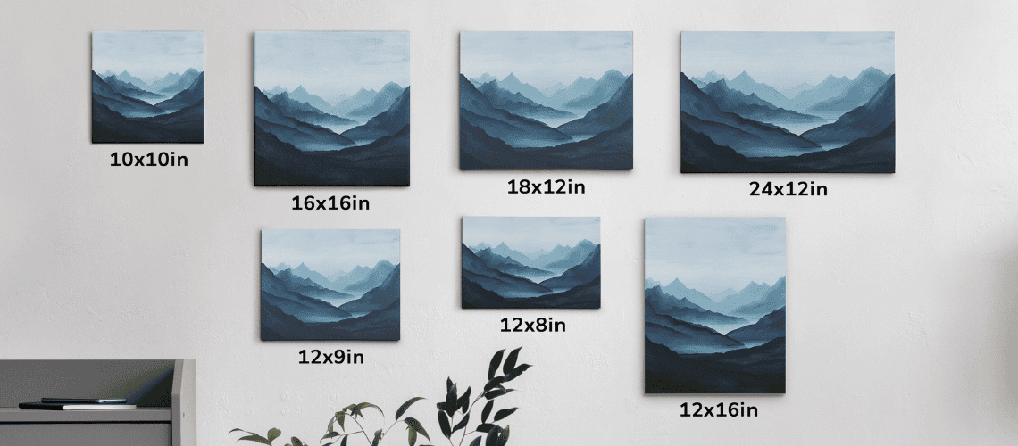 Canvas Sizes: The Ultimate Guide For Every Living Space