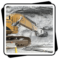 AQ-6 Mining 180-200MPa Limestone with Production rate of 10-15 cubic meters per hour