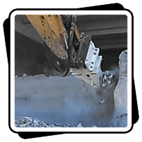 AQ-4 On CAT336 Cutting Limestone in near Dallas, Texas.