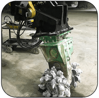 AQ3SCL on Gradall 7320 Scaling Underground Limestone Mine