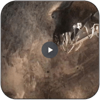 AQ-4 Rotary Scaler on CAT336 Underground Limestone.