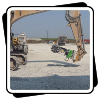 AQ4 with Rotation Unit Operating in Underground Limestone Mine