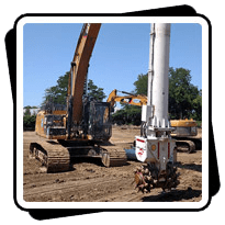 AQ4XL-SM on CAT345 in New York with Extension for Deep Mixing