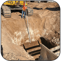 AQ-4XL on PC490 for Trench Excavation in Colorado, USA