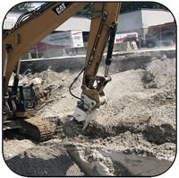 AQ-6 Trenching Limestone with Compressive Strength Ranging 18,000-30,000psi