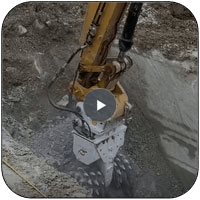 AQ-6 Trenching Limestone with Compressive Strength Ranging 18,000-30,000psi