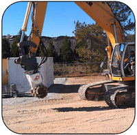 AQ-4 on Liebherr 934 Trenching Red Shale in North Carolina
