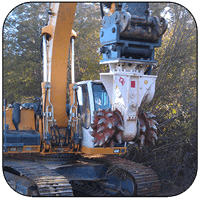 AQ-4 on Liebherr 934 Trenching Red Shale in North Carolina
