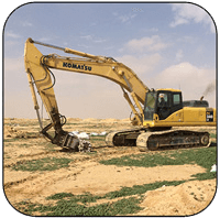AQ4 on PC340 Trenching in Saudia Arabia