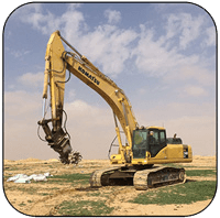 AQ4 on PC340 Trenching in Saudia Arabia