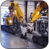 AQ-4XL Cutter on Liebherr 950T for Tunnel Excavation in Seattle Washington