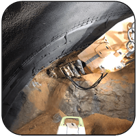 AQ-4XL on Liebherr 950T Excavating Metro Tunnel Extension in Washington DC