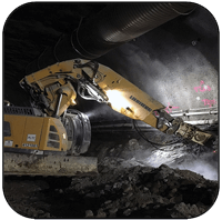 AQ-4XL on Liebherr 950T Excavating Metro Tunnel Extension in Washington DC