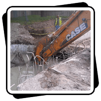 AQ-4 cutting rock underwater in Austin Texas