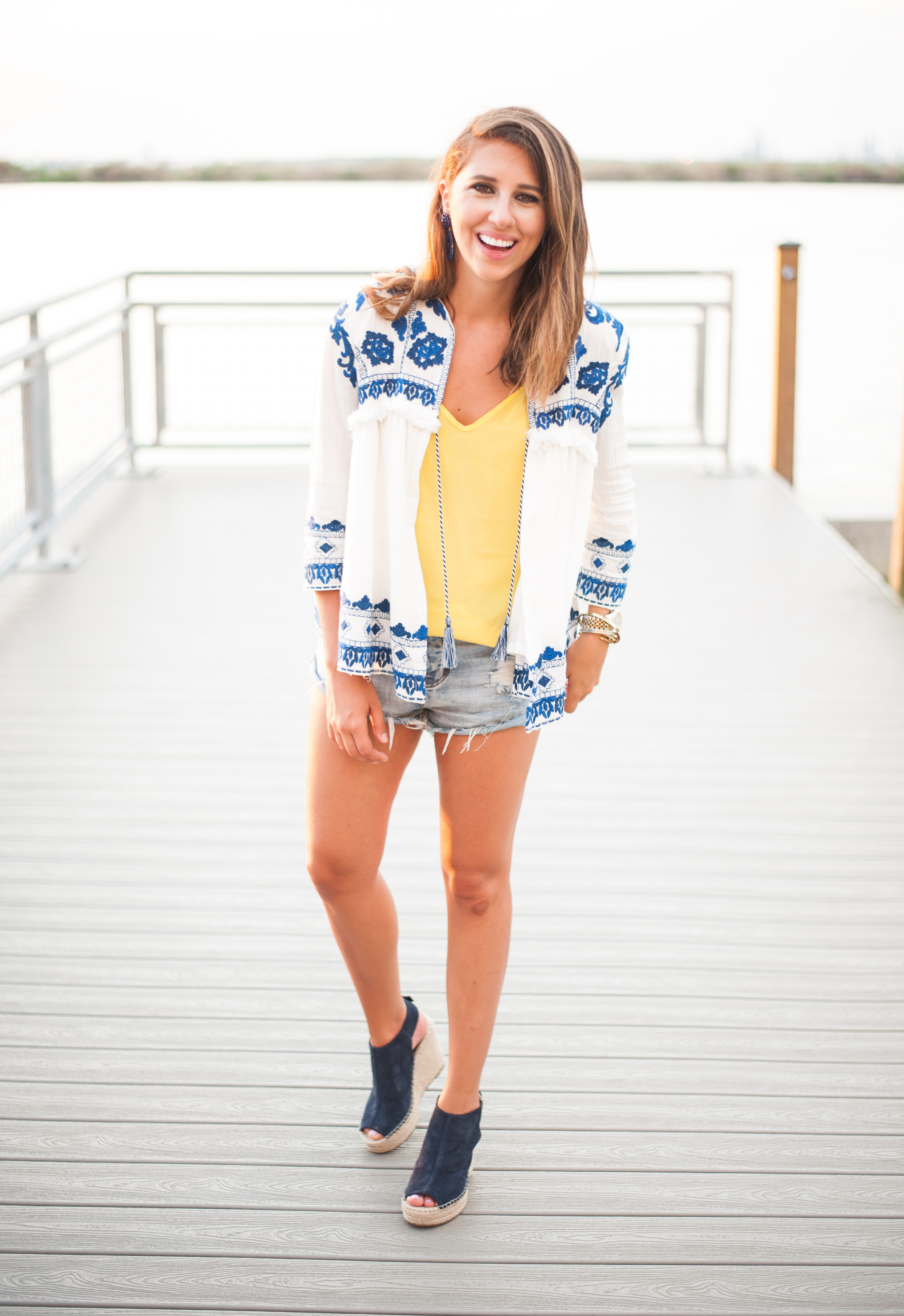 Dress Up Buttercup | Houston Fashion Blog - Dede Raad | Boho Blue & Yellow