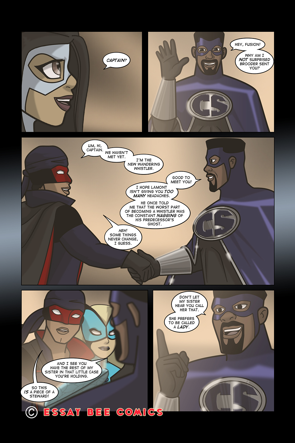 Superhero webcomic picture