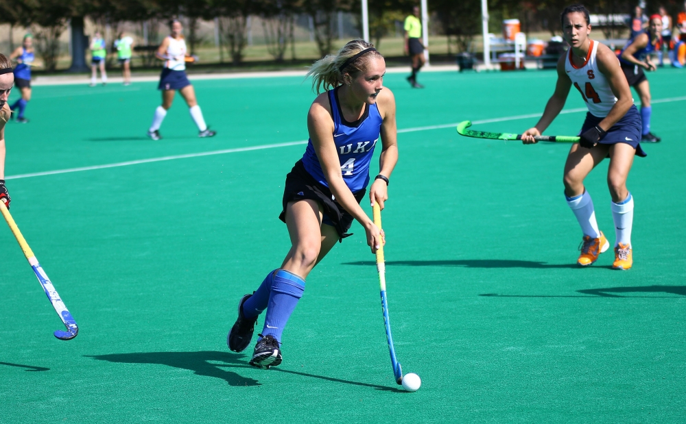 Kristen's gamewinner sends Duke field hockey on to second round of