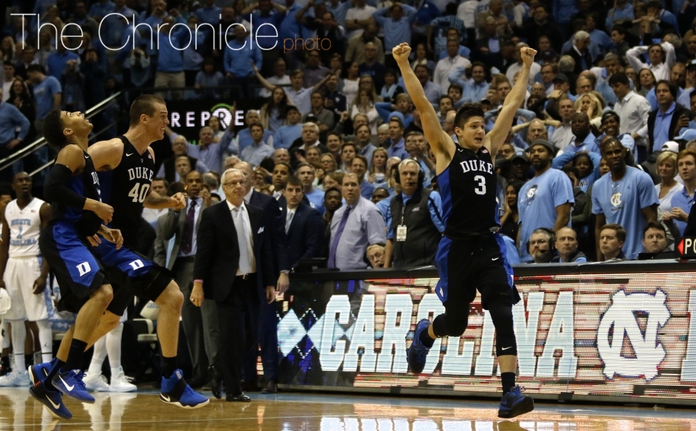 Timeline Reliving The Best Duke UNC Games Of All Time The Chronicle